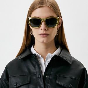 Givenchy Acetate Frame Sunglasses in Silver